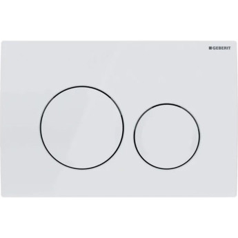 Кнопка смыва GEBERIT DELTA20 115.127.11.1 белый глянец