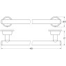 Полотенцедержатель GEBERIT FBS VIZOVICE VIZ 030